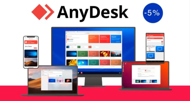 Изображение к акции Скидка на программу для удаленного доступа AnyDesk 