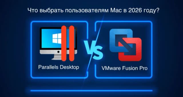 Изображение к новости Parallels Desktop vs VMware Fusion Pro что выбрать на macOS в 2026 году